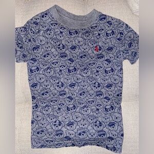 Polo by Ralph Lauren Kids Navy Bear Print Tee